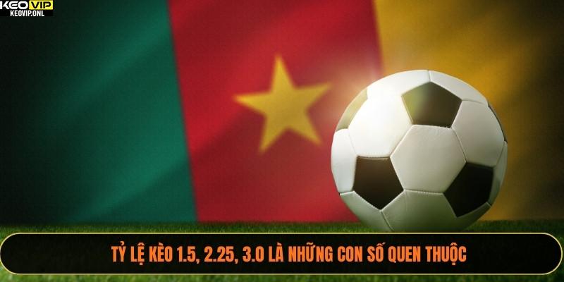 Tỷ lệ kèo 1.5, 2.25, 3.0 là những con số quen thuộc
